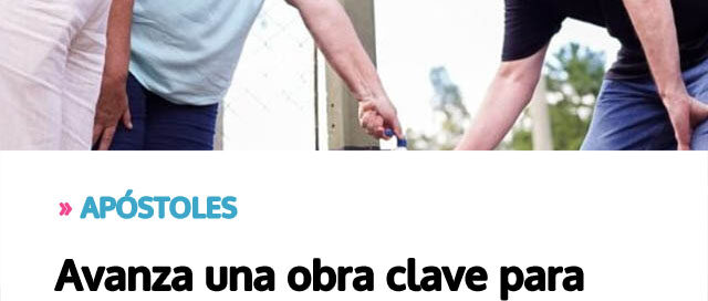 Avanza una obra clave para garantizar el acceso al agua en zonas rurales