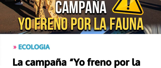 La campaña “Yo freno por la fauna” amplió su alcance con acciones de concientización en distintos puntos de la provincia